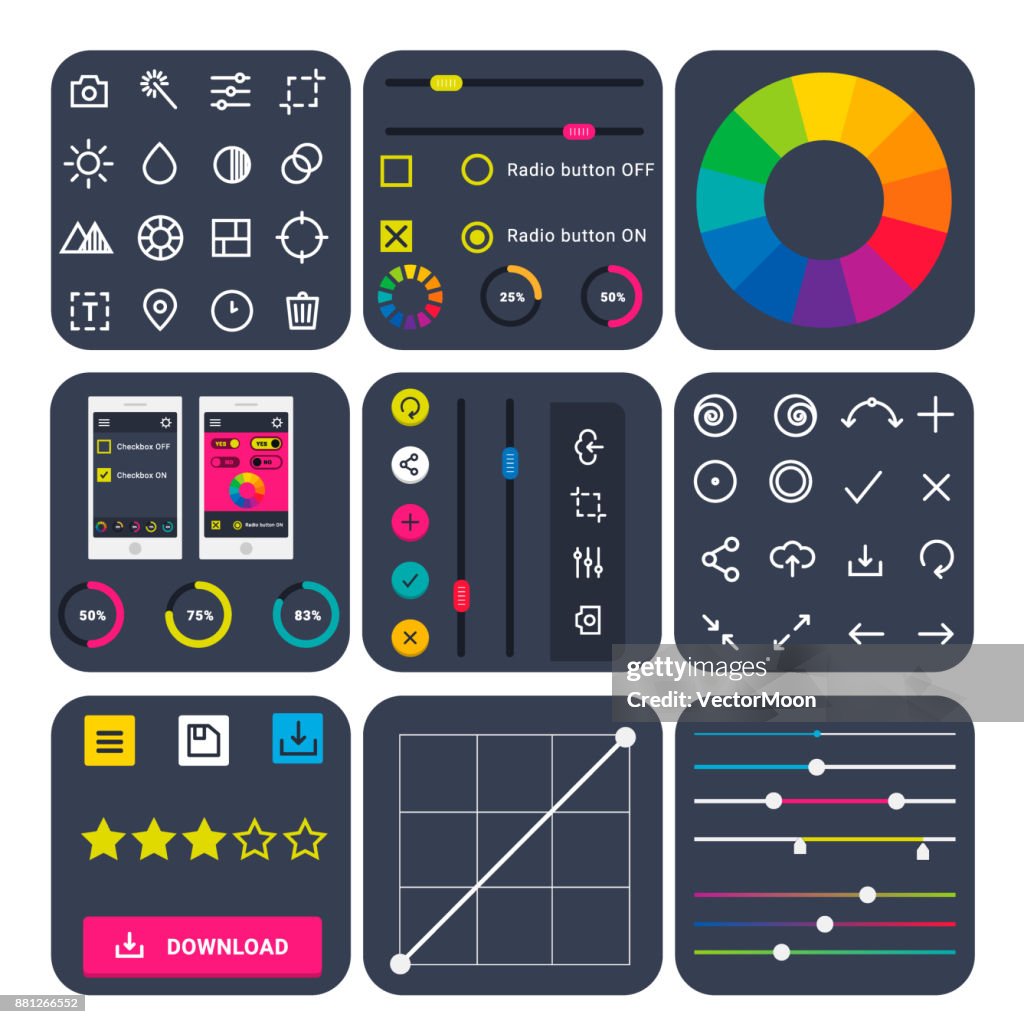 Progress Loading Bar Indicators Download Progress Uiux Web Interface ...