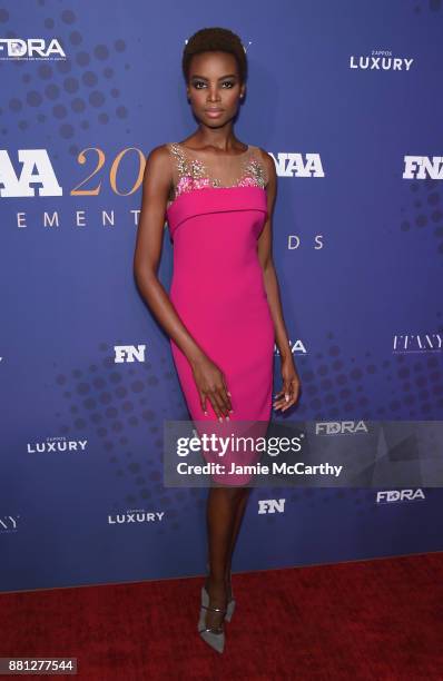 Maria Borges attends the 31st FN Achievement Awards at IAC Headquarters on November 28, 2017 in New York City.