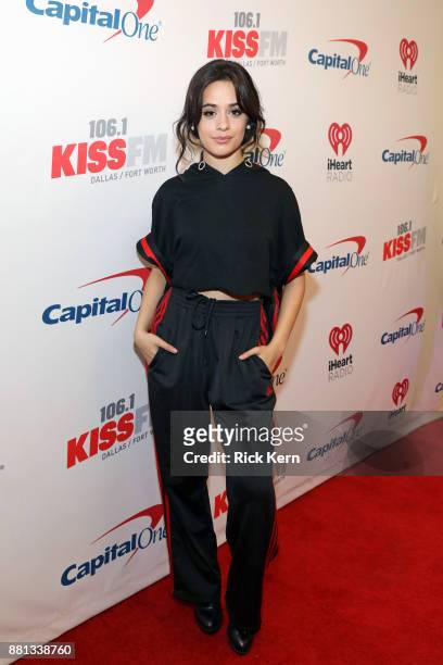 Camila Cabello attends 106.1 KISS FM's Jingle Ball 2017 Presented by Capital One at American Airlines Center on November 28, 2017 in Dallas, Texas.