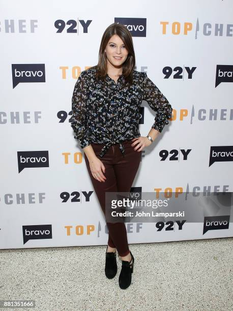 Gail Simmons and The Judges of Bravo's "Top Chef" In conversation at 92nd Street Y on November 28, 2017 in New York City.