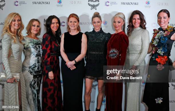 Jenny Halpern Prince, Mika Simmons, Josephine Daniel, Sarah Ferguson, Duchess of York, Storm Keating, Tamara Beckwith, Christina Estrada and Yana...