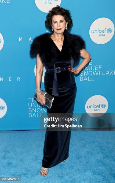 Model Dayle Haddon attends the 13th Annual UNICEF Snowflake Ball 2017 at The Atrium at 60 Wall Street on November 28, 2017 in New York City.
