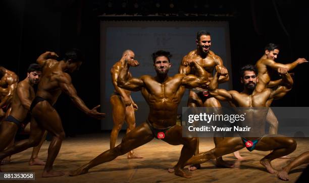 Heavy Body Build 225 Kashmir Body Building Competition Stock Photos, High-Res Pictures ...