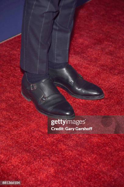 Designer Tommy Hilfiger, shoe detail, attends the 31st FN Achievement Awards at IAC Headquarters on November 28, 2017 in New York City.