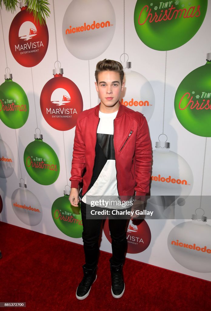 Red Carpet Premiere Of The Nickelodeon Movie "Tiny Christmas"