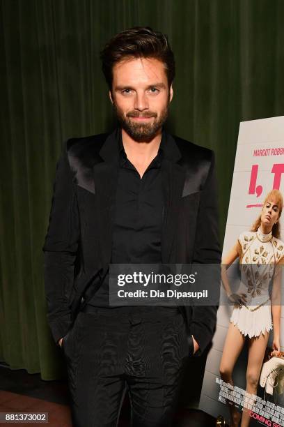 Sebastian Stan attends the "I, Tonya" New York premiere after party on November 28, 2017 in New York City.