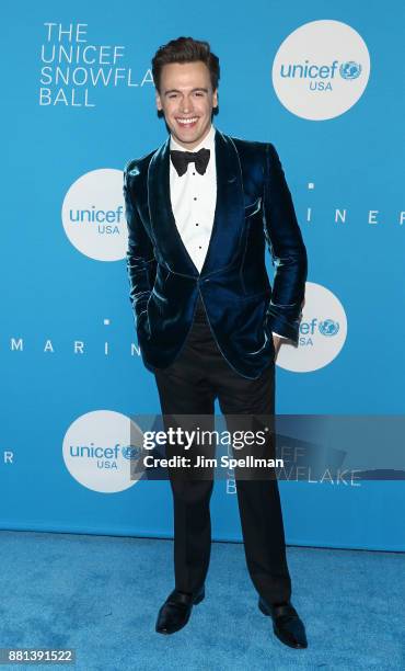 Actor Erich Bergen attends the 13th Annual UNICEF Snowflake Ball 2017 at The Atrium at 60 Wall Street on November 28, 2017 in New York City.