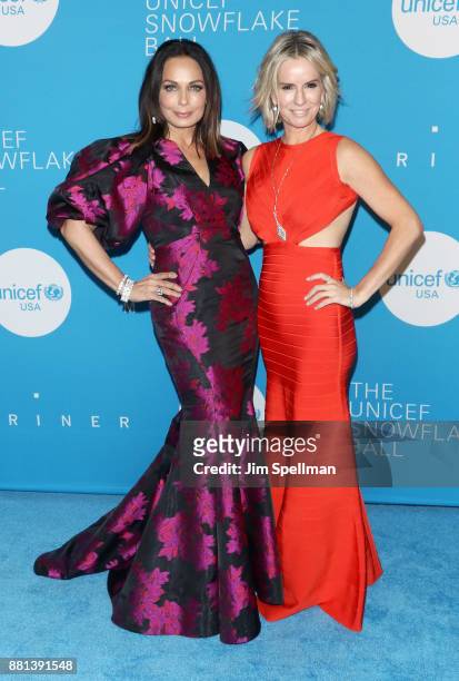 Author Moll Anderson and Dr. Jennifer Ashton attend the 13th Annual UNICEF Snowflake Ball 2017 at The Atrium at 60 Wall Street on November 28, 2017...