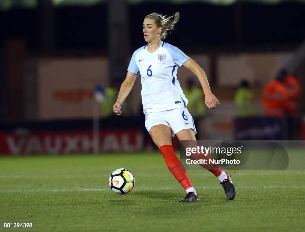 England Women's Gemma Bonner during 2019 FIFA Women's World Cup Qualifier match between England Women and Kazakhstan Women at Weston Homes Community...