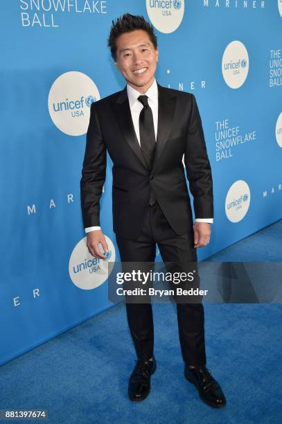 Ambassador Decor Design Vern Yip attends 13th Annual UNICEF Snowflake Ball 2017 at Cipriani Wall Street on November 28, 2017 in New York City.