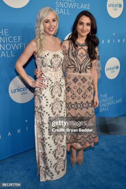 NextGen Co-Chair Sterling McDavid and Daria Daniel attend 13th Annual UNICEF Snowflake Ball 2017 at Cipriani Wall Street on November 28, 2017 in New...