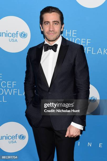 Jake Gyllenhaal attends 13th Annual UNICEF Snowflake Ball 2017 at Cipriani Wall Street on November 28, 2017 in New York City.