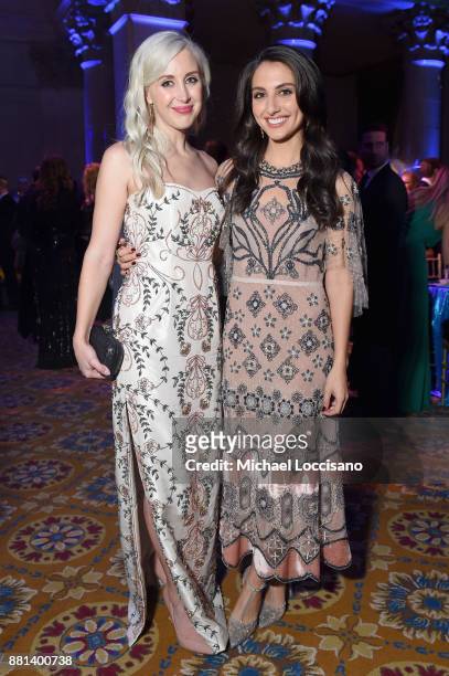 NextGen Co-Chair Sterling McDavid and Daria Daniel attend 13th Annual UNICEF Snowflake Ball 2017 at Cipriani Wall Street on November 28, 2017 in New...