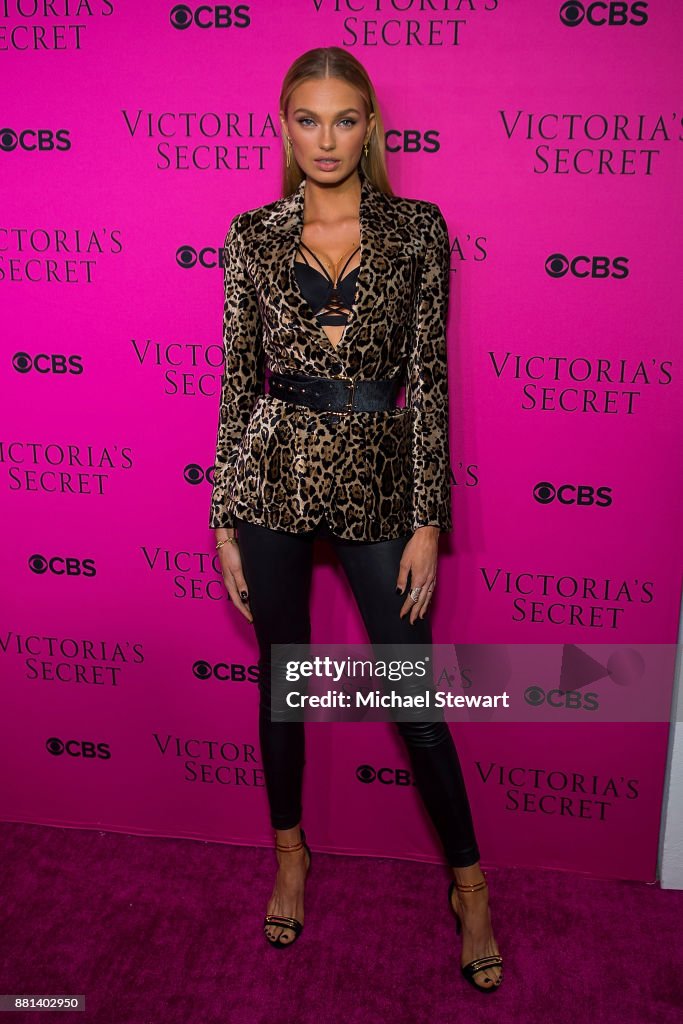 Victoria's Secret Viewing Party Pink Carpet