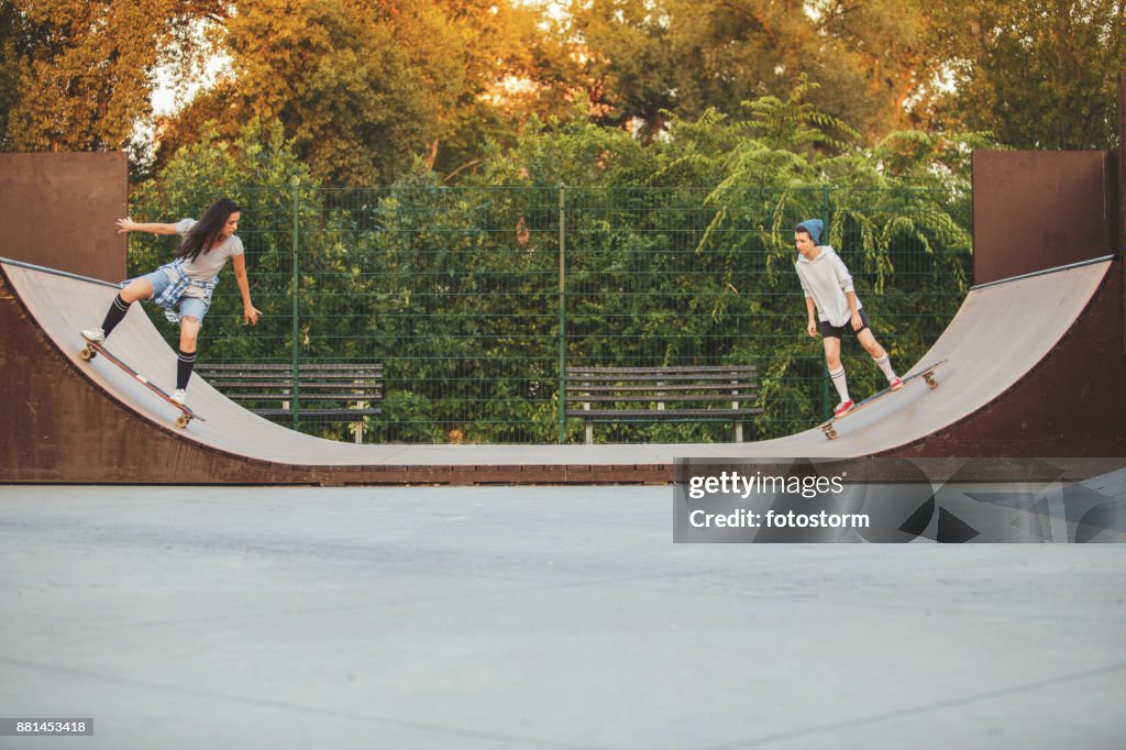 Skater in skating Schüssel