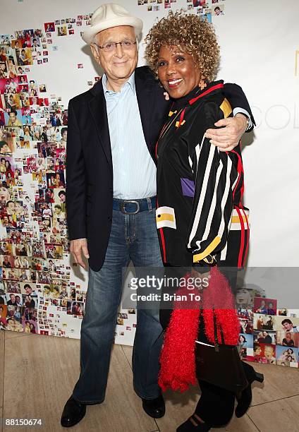 Norman Lear and actress Ja'net DuBois attends The Norman Lear Collection DVD Launch Party at The Paley Center for Media on June 1, 2009 in Beverly...
