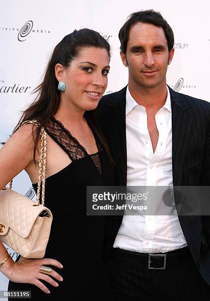 Jessica Meisels and Matt Halliday at The Art of Elysium's first annual PARADIS with Cartier and Relativity Media at the Soho House Grey Goose Party...