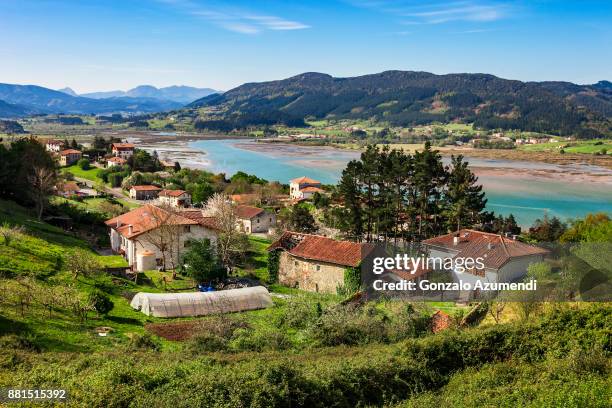 kanala in urdaibai region in bizkaia - vizcaya province stock pictures, royalty-free photos & images