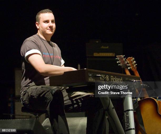 Morg Morgan performs on stage with Aynsley Lister at Brixton Academy on May 31, 2009 in London, England.