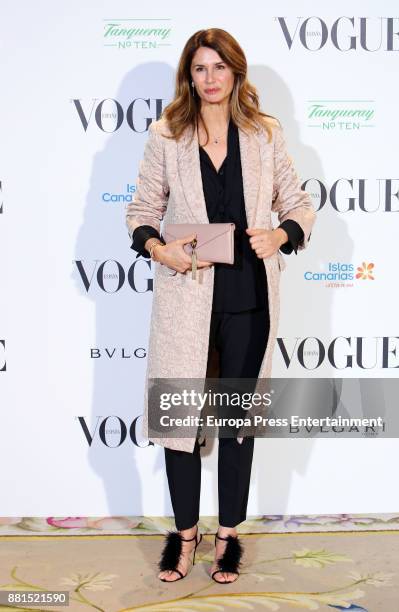 Ana Garcia Sineriz attends the gala dinner tribute to Manolo Blahnik on the ocassion of the exhibition 'Manolo Blahnik: El Arte del Zapato' on...