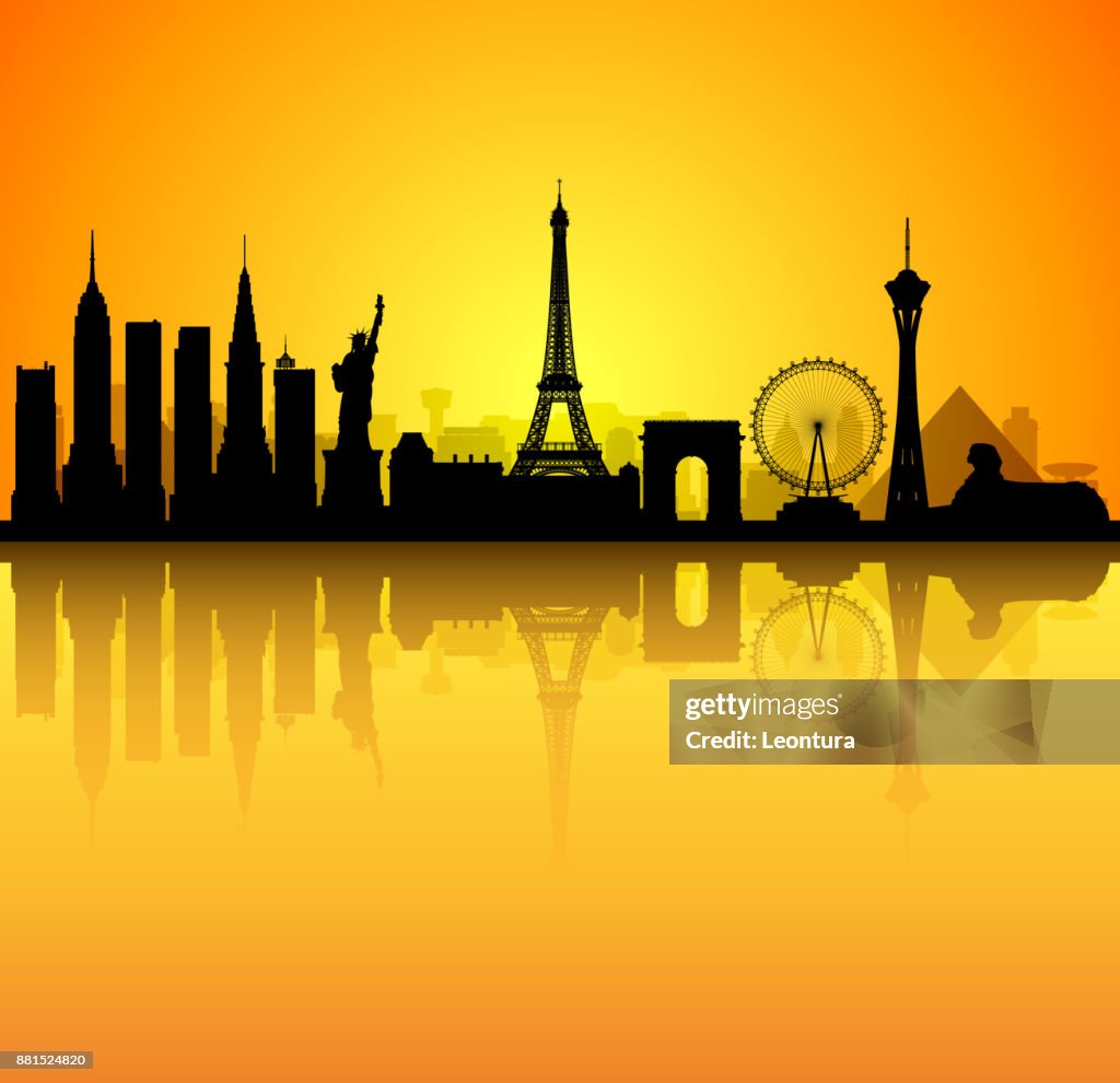 Las Vegas (todos los edificios son completa y móvil)