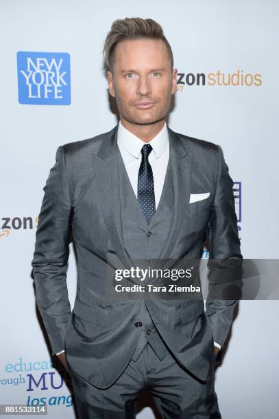 Composer Brian Tyler attends the Education Through Music Los Angeles Gala at Skirball Cultural Center on November 28, 2017 in Los Angeles, California.