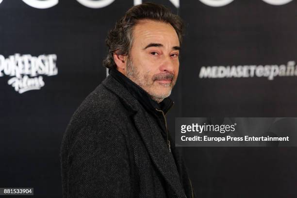 Eduard Fernandez attends the 'Perfectos desconocidos' photocall at Hesperia hotel on November 28, 2017 in Madrid, Spain.