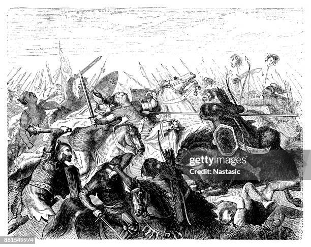 the battle of liegnitz: duke henry and the mongol invasion - mongolian ethnicity stock illustrations