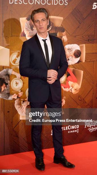 Ernesto Alterio attends the 'Perfectos desconocidos' premiere at Capitol cinema on November 28, 2017 in Madrid, Spain.