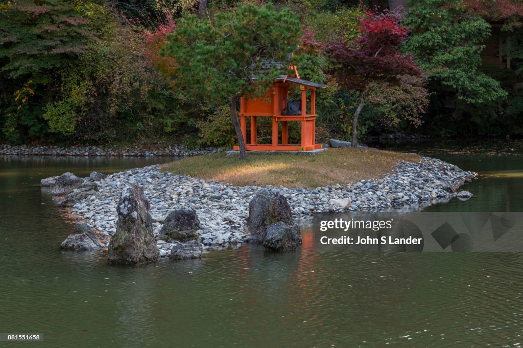 Joruri-ji Temple is ideally set in the hills above Nara and...