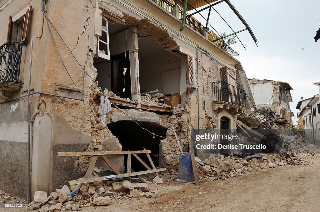 Aftermath Of The Abruzzo Earthquake