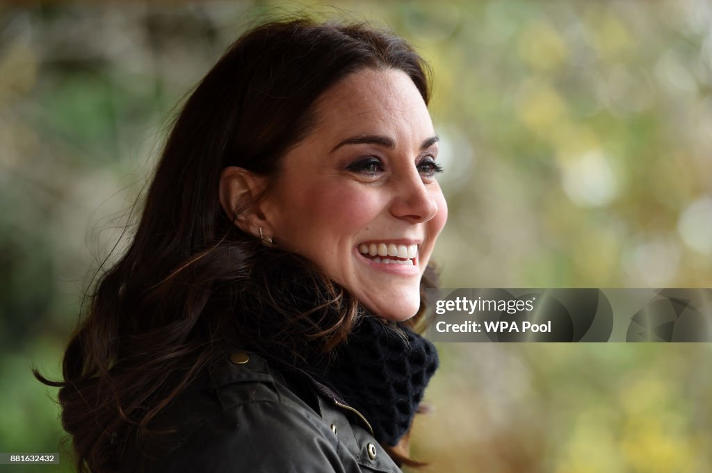 The Duchess Of Cambridge Visits Robin Hood Primary School