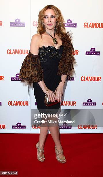 Kylie Minogue attends the Glamour Women of the Year Awards at Berkeley Square Gardens on June 2, 2009 in London, England.