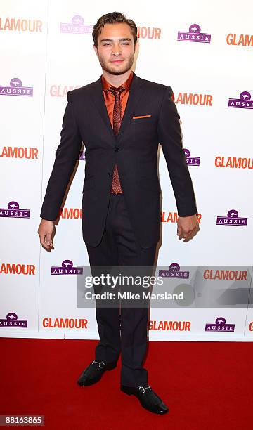 Ed Westwick attends the Glamour Women of the Year Awards at Berkeley Square Gardens on June 2, 2009 in London, England.