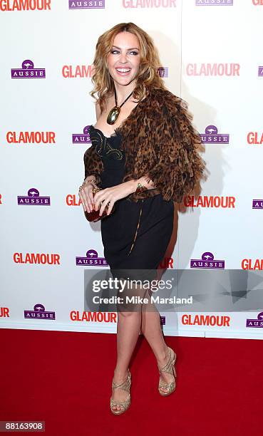 Kylie Minogue attends the Glamour Women of the Year Awards at Berkeley Square Gardens on June 2, 2009 in London, England.