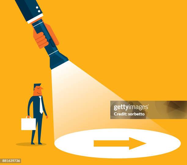 direction - businessman - new business opportunities stock illustrations