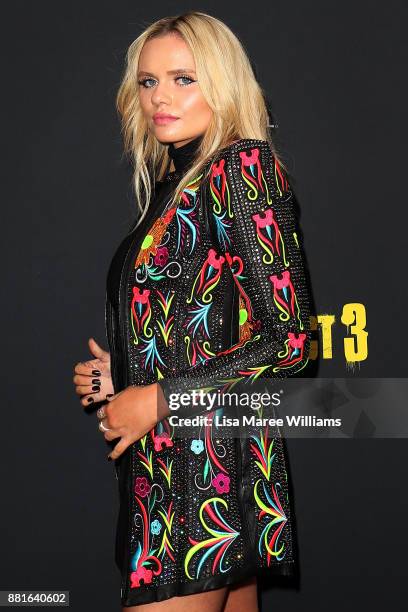 Alli Simpson arrives ahead of the Australian Premiere of Pitch Perfect 3 on November 29, 2017 in Sydney, Australia.