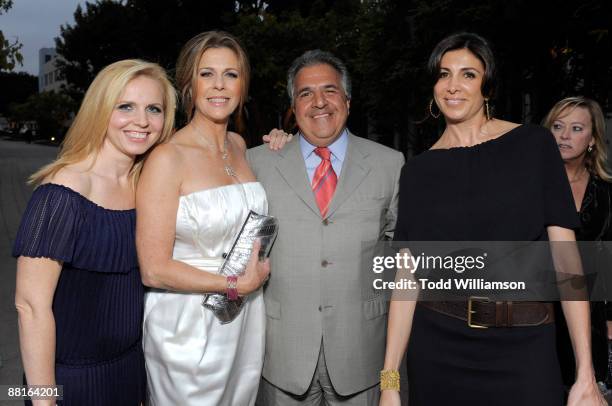Producer Michelle Chydzik, Rita Wilson, Fox's Jim Gianopulos and Producer Nathalie Marciano arrive at the Los Angeles premiere of ""My Life In Ruins"...