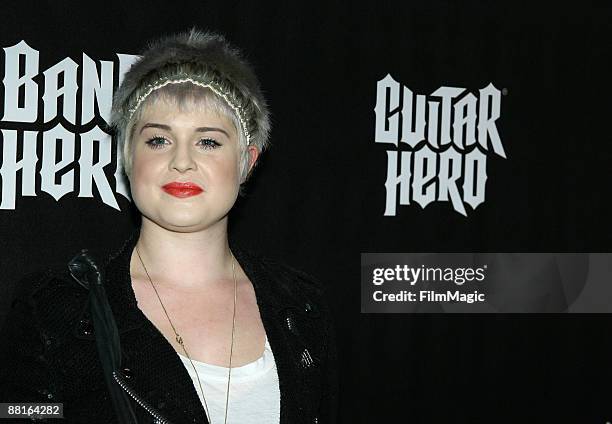 Singer Kelly Osbourne arrives at the launch of "DJ Hero" hosted by ActiVision held at The Wiltern on June 1, 2009 in Los Angeles, California.