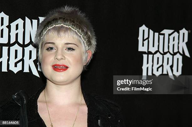 Personality Kelly Osbourne arrives at the launch of "DJ Hero" hosted by ActiVision held at The Wiltern on June 1, 2009 in Los Angeles, California.