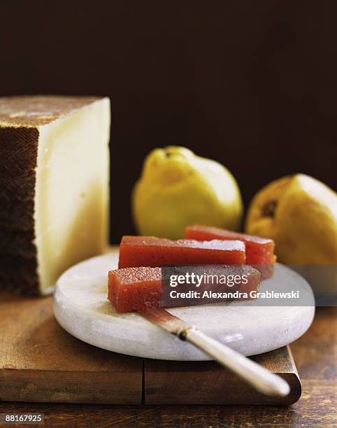 quince paste - quince stock pictures, royalty-free photos & images