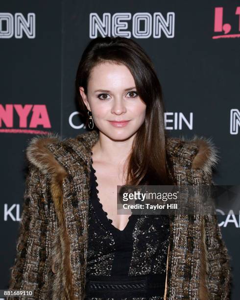 Sasha Cohen attends a screening of "I, Tonya" at Village East Cinema on November 28, 2017 in New York City.