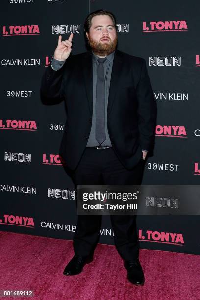 Paul Walter Hauser attends a screening of "I, Tonya" at Village East Cinema on November 28, 2017 in New York City.
