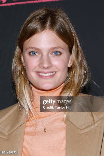 Constance Jablonski attends a screening of "I, Tonya" at Village East Cinema on November 28, 2017 in New York City.