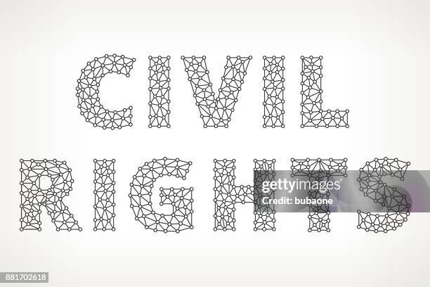 civil rights triangular vector pattern - civil stock illustrations