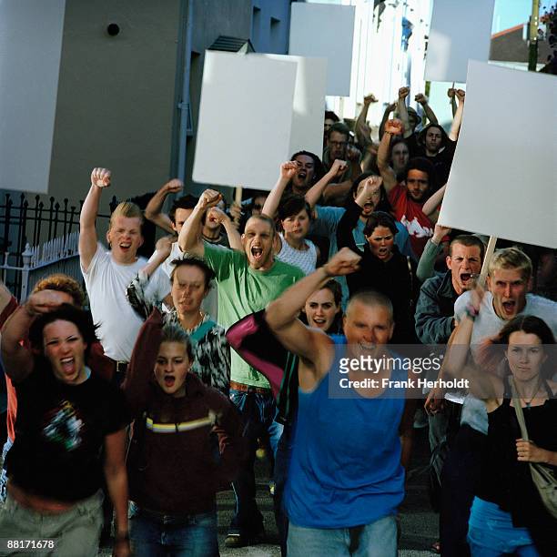 angry mob - mob stock pictures, royalty-free photos & images