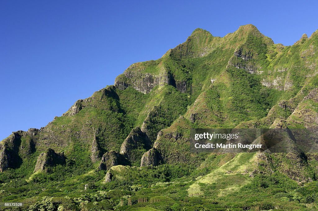 Koolou Mountains Of Koolau Range Oahu Hawaii High-Res Stock Photo - Getty Images