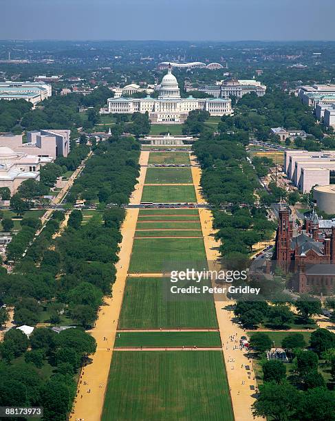 the mall and us capitol building, washington, dc - the mall stock pictures, royalty-free photos & images