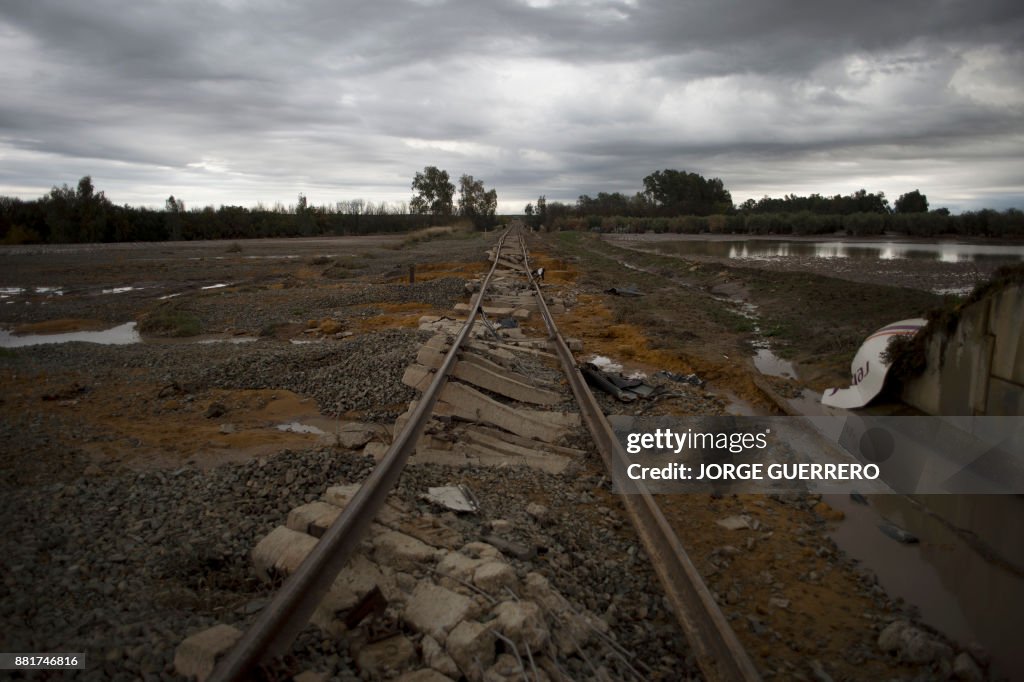 SPAIN-RAIL-TRANSPORT-ACCIDENT