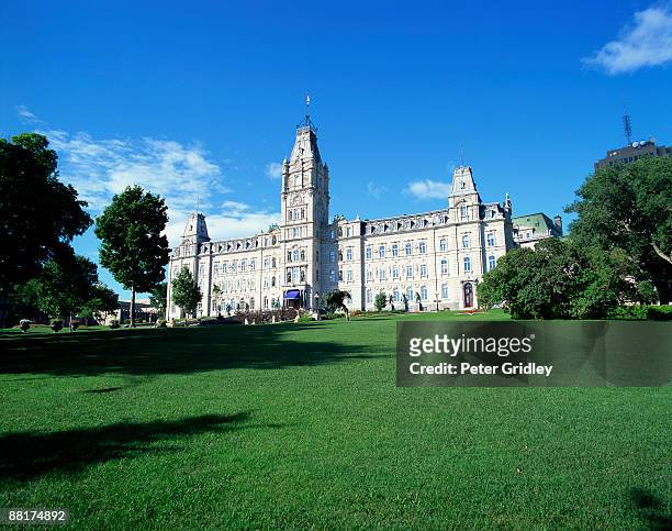 the national assembly building, quebec city, quebec, canada - quebec national assembly stock pictures, royalty-free photos & images